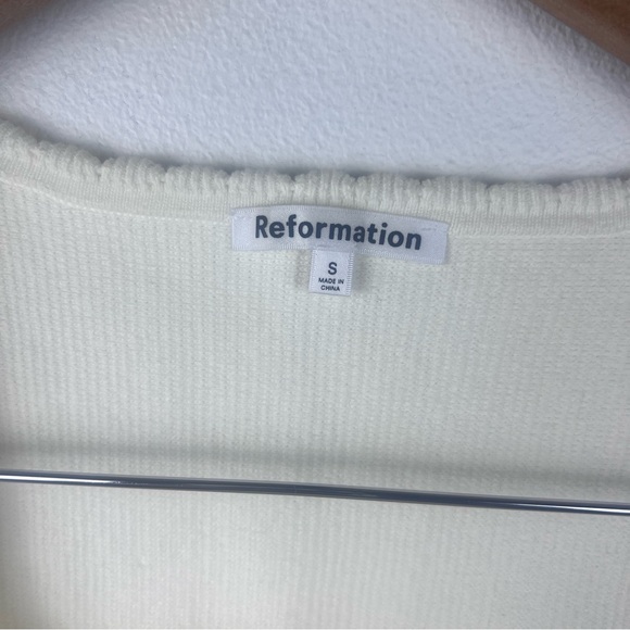 Reformation Nalini Sweater Cotton Tank - Picture 3 of 5